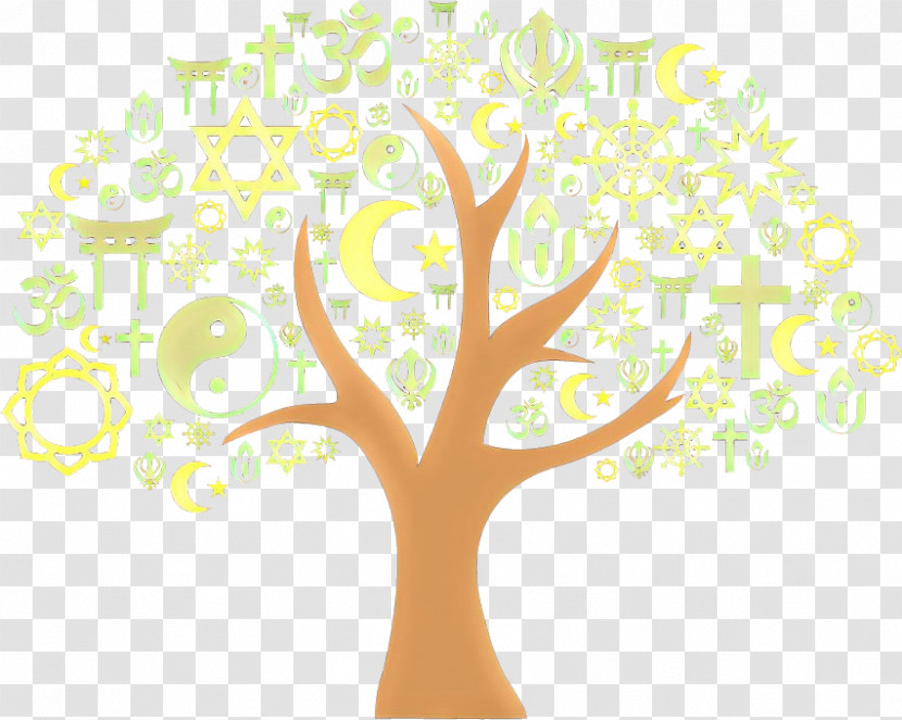 Tree Green Yellow Leaf Woody Plant Transparent PNG