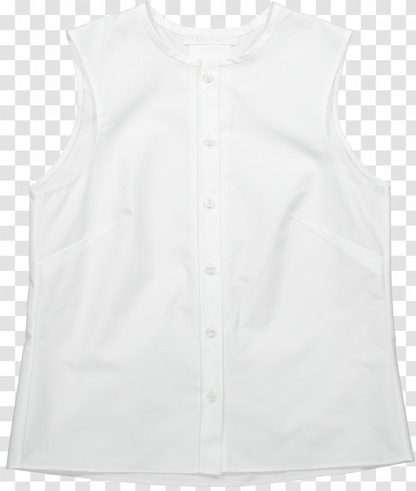 Blouse Top Sleeveless Shirt T-shirt Collar - Clothing Transparent PNG