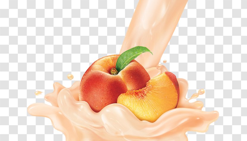 Peach Food Drink Fruit Transparent PNG