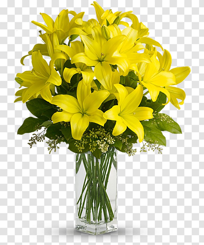 Flower Bouquet Lilium Teleflora Delivery - Floral Design Transparent PNG