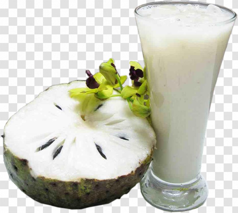 Juice Coffee Milk Soursop Sugar-apple - Cafe Transparent PNG