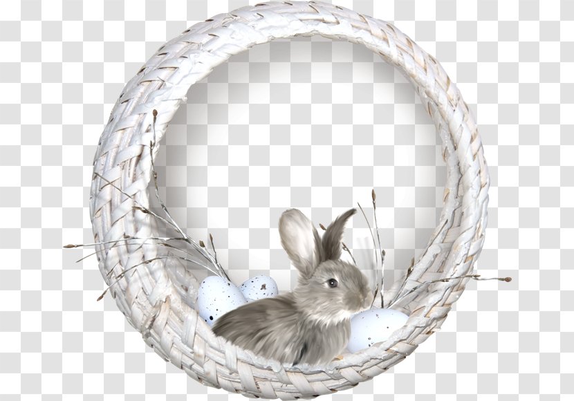 Easter Bunny Basket Rabbit Egg Transparent PNG