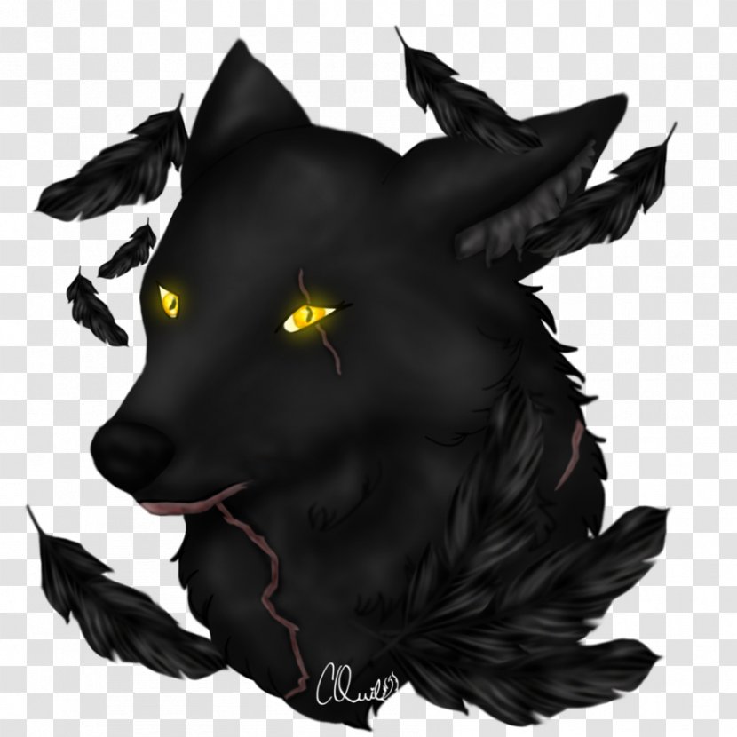 Dog Werewolf Illustration Snout Black M - Mythical Creature Transparent PNG