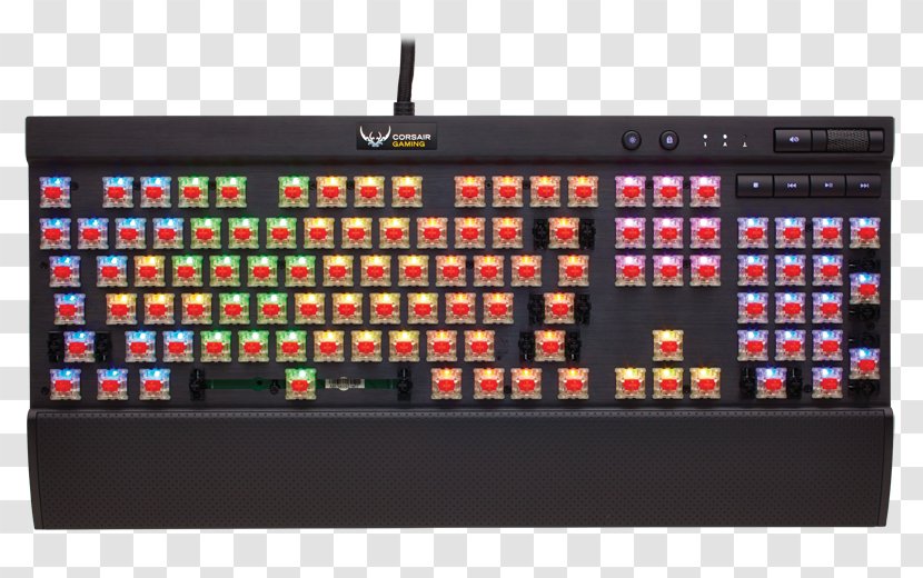 Computer Keyboard Corsair Gaming K95 K70 Mouse K65 - Key Switch Transparent PNG
