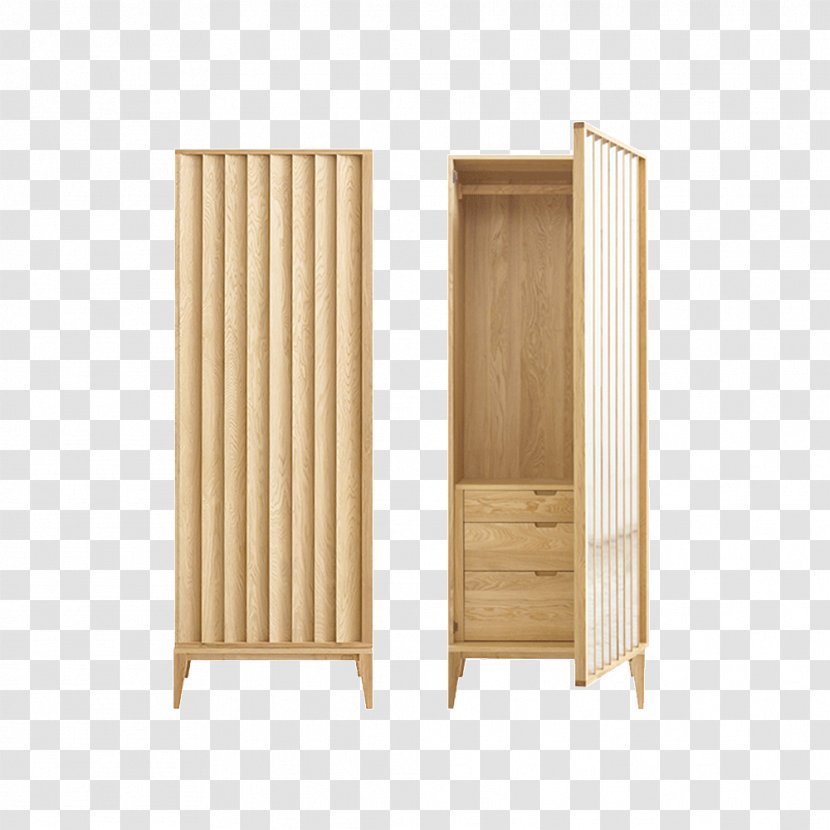 Wardrobe Table Closet Drawer Bedroom - Wood Stain - View Of The Edge Transparent PNG