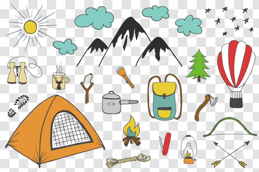 Drawing Stock Photography Illustration - Area - Camping Gear Transparent PNG