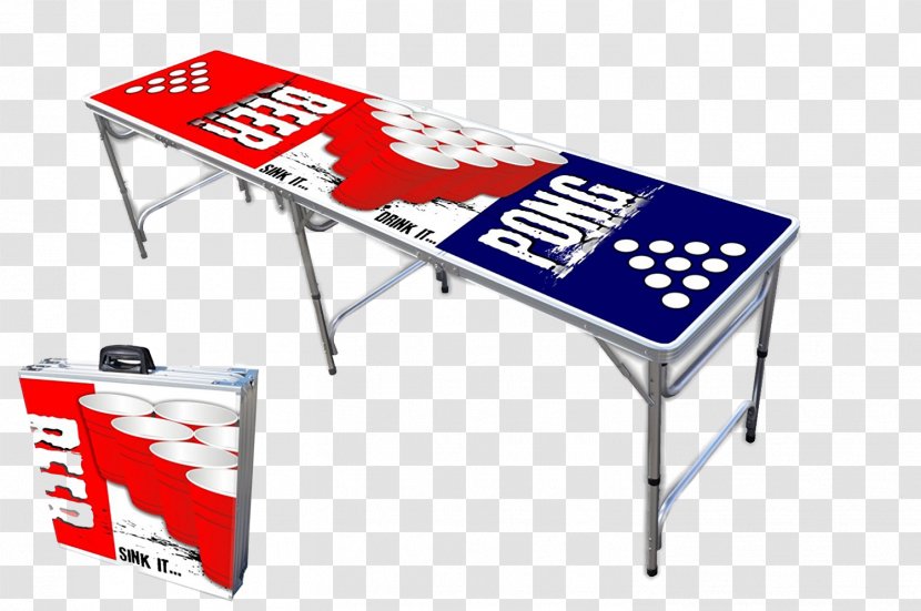 Table Beer Pong Ping - Tablecloth Transparent PNG
