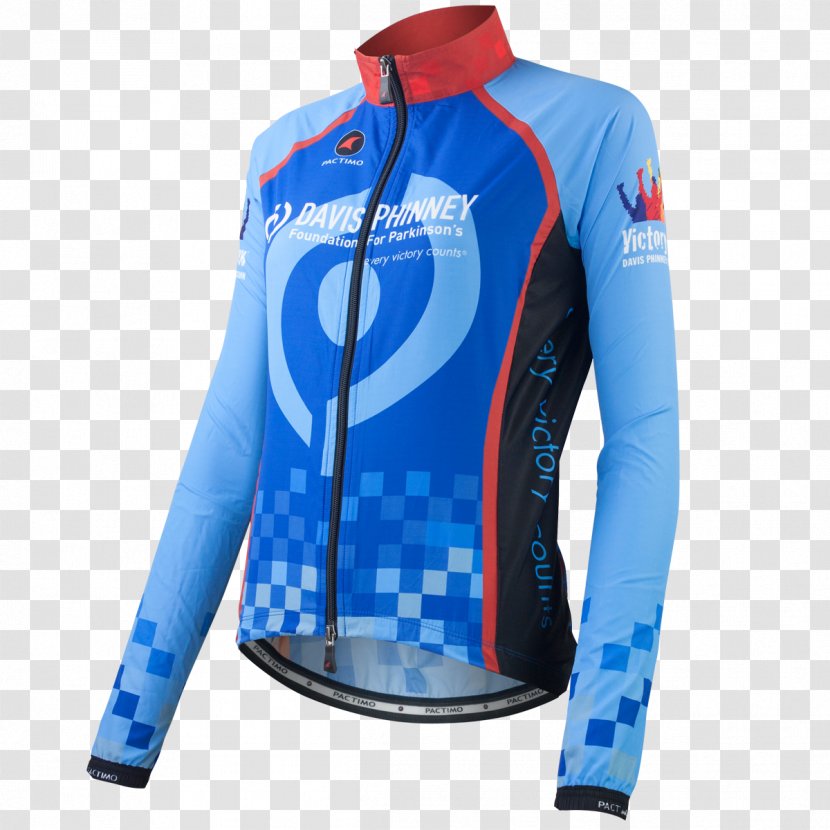 Cycling Jersey Jacket Clothing - Electric Blue - Choose Clothes To Let Your Friends Check Transparent PNG