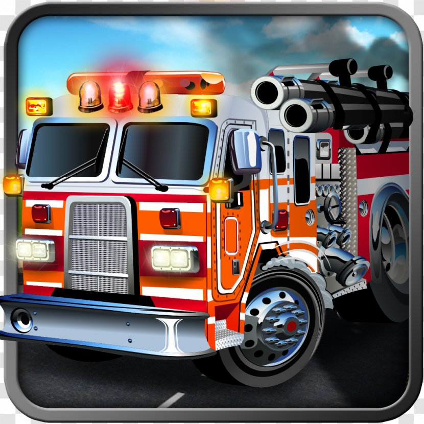 Fire Engine Helicopter Landing 3D Police Arrest Simulator Car Android - Video Game Transparent PNG
