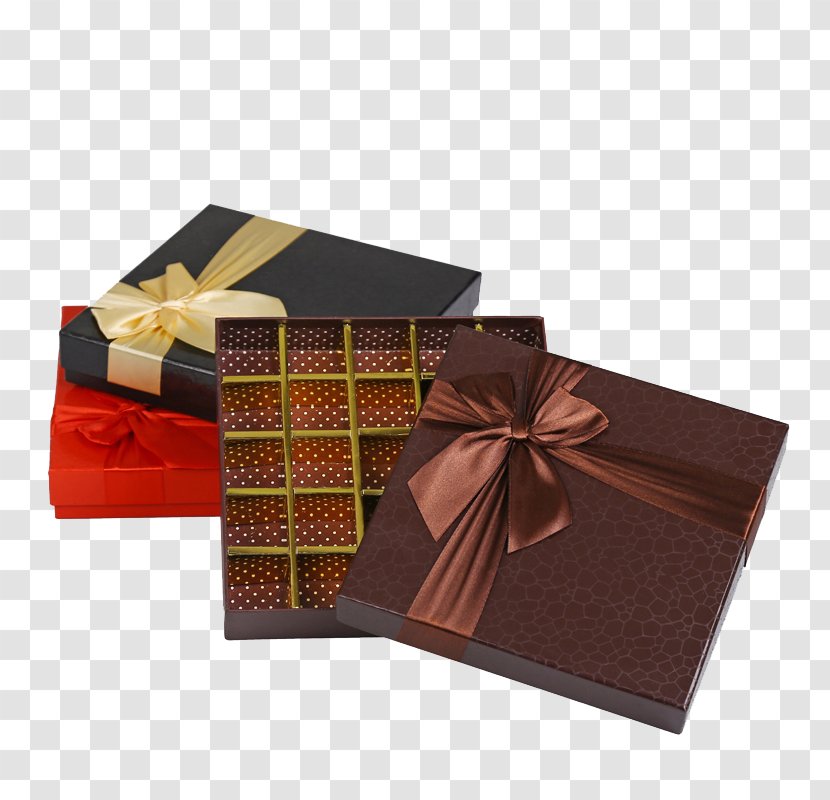 Candy Box! Paper Packaging And Labeling Chocolate - Ribbon - Bowknot Box Transparent PNG
