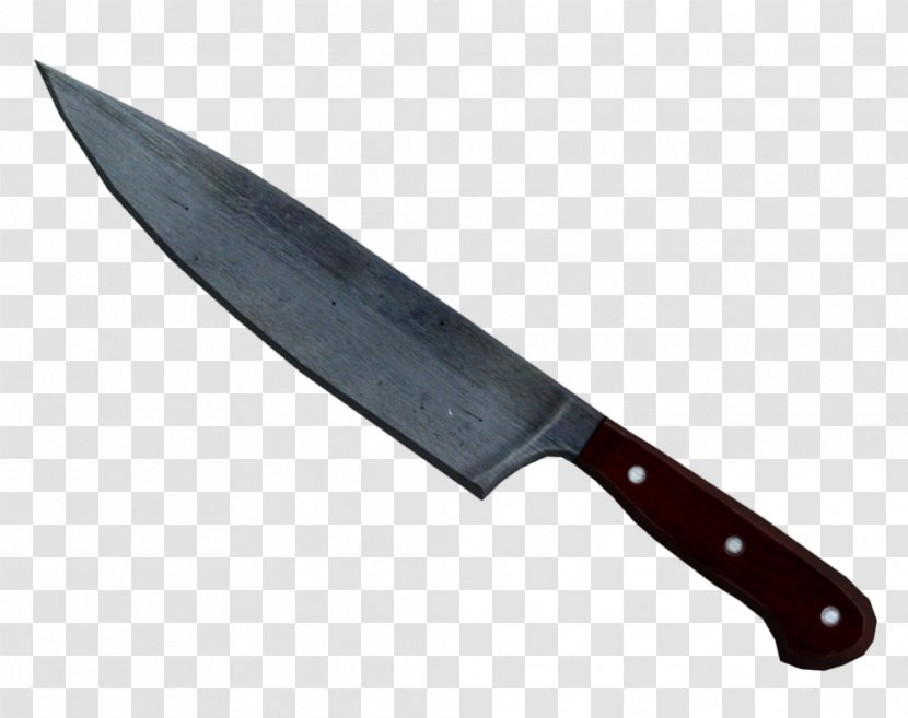 Chef's Knife Kitchen Knives Hunting & Survival - Silhouette - Eminem Transparent PNG
