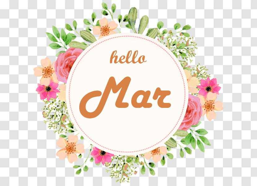 Hello March. - Floral Design - Floristry Transparent PNG