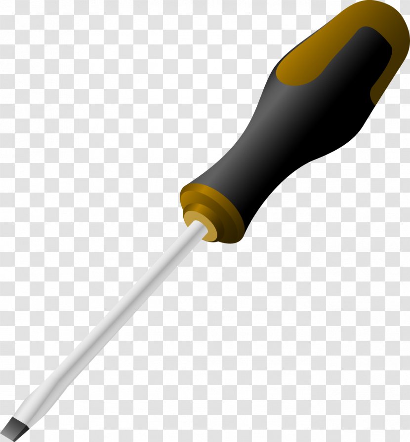Yellow Screwdriver - Spanners - Vector Transparent PNG