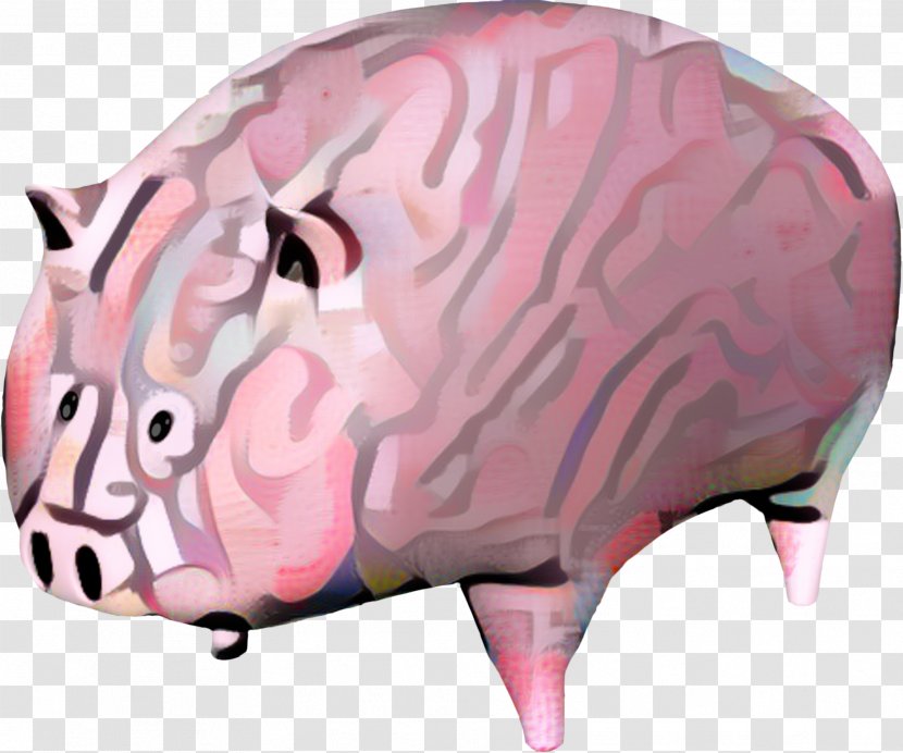 Pig Cartoon - Livestock - Suidae Transparent PNG