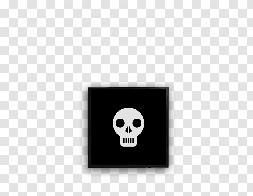 Brand Skull Font - Black Transparent PNG