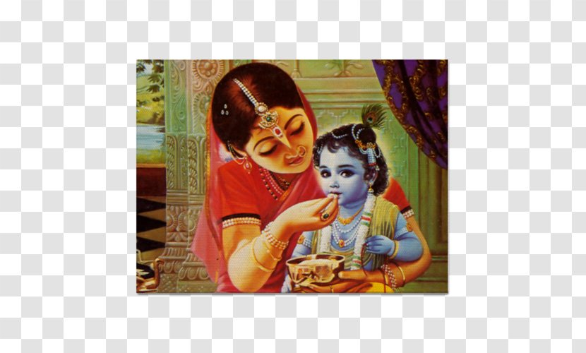 Bala Krishna Vrindavan Yashoda Radha - Pausha Putrada Ekadashi Transparent PNG