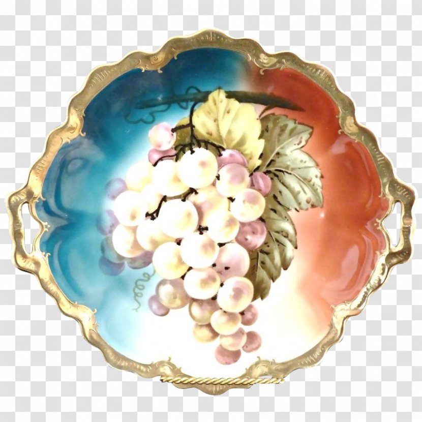 Plate Porcelain Antique Platter Pottery - Dishware - Hand-painted Cake Transparent PNG