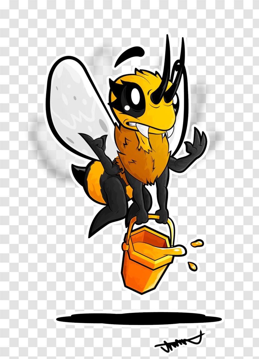 Honey Bee Cartoon Clip Art - Insect Transparent PNG