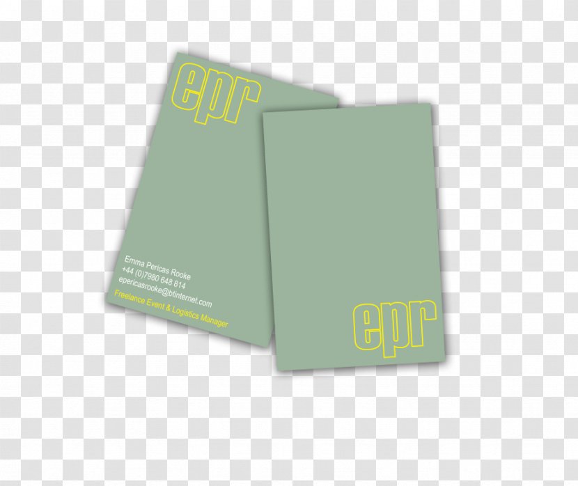 Brand Font - Creative Business Card Design Transparent PNG
