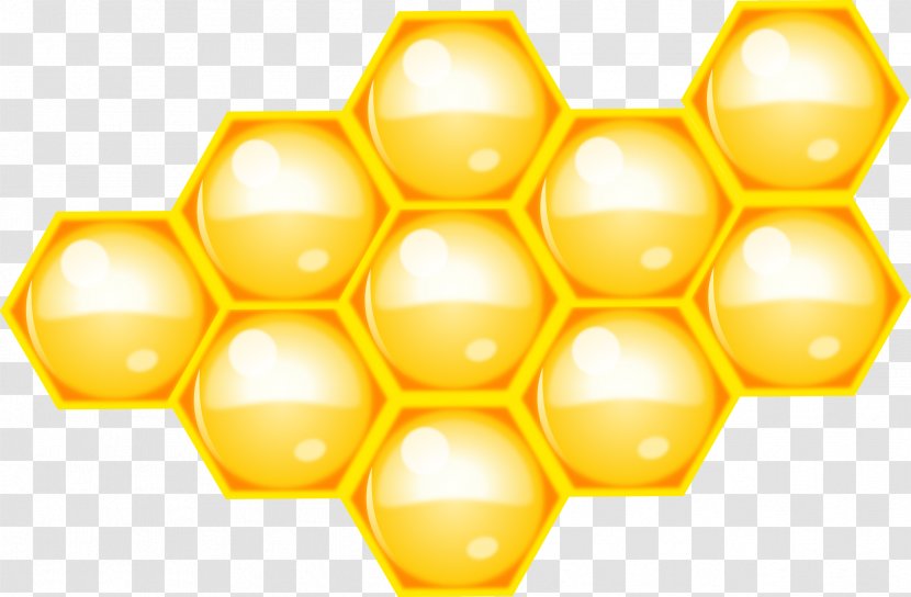 Western Honey Bee Honeycomb Beehive Clip Art - Tags Cliparts Transparent PNG