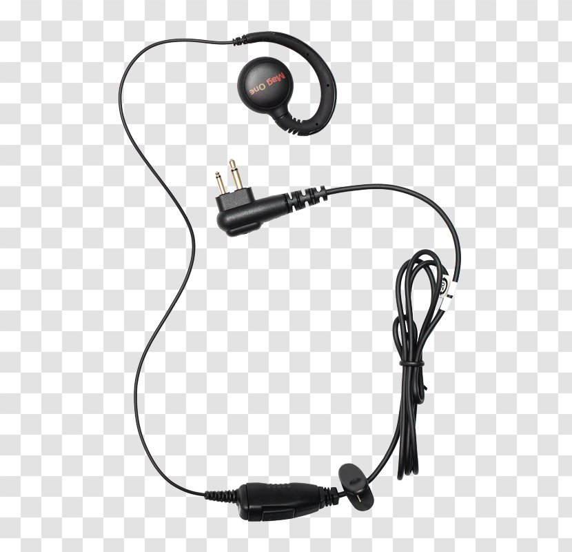 Microphone Motorola CP200D Push-to-talk Headset - Electronics Accessory Transparent PNG