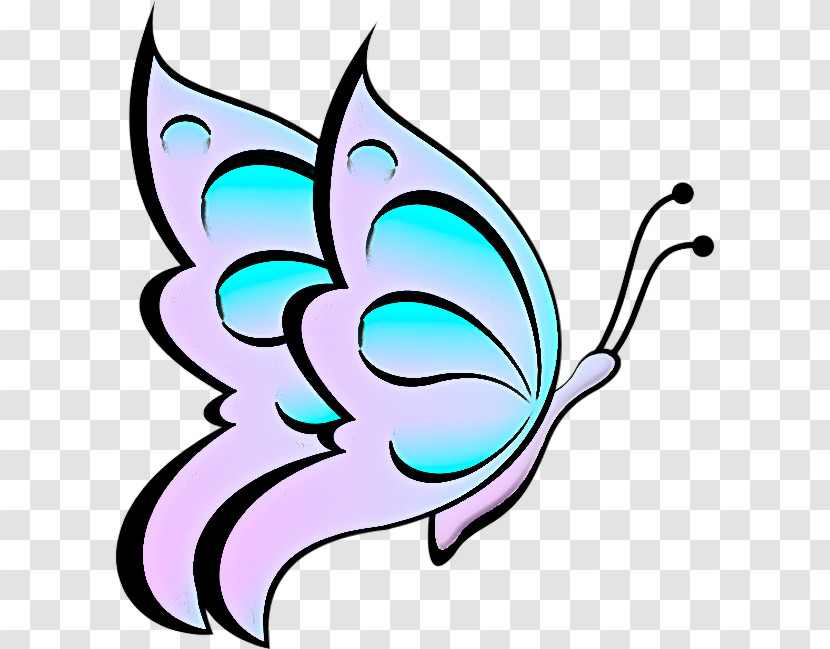 Butterfly Wing Moths And Butterflies Line Art Transparent PNG
