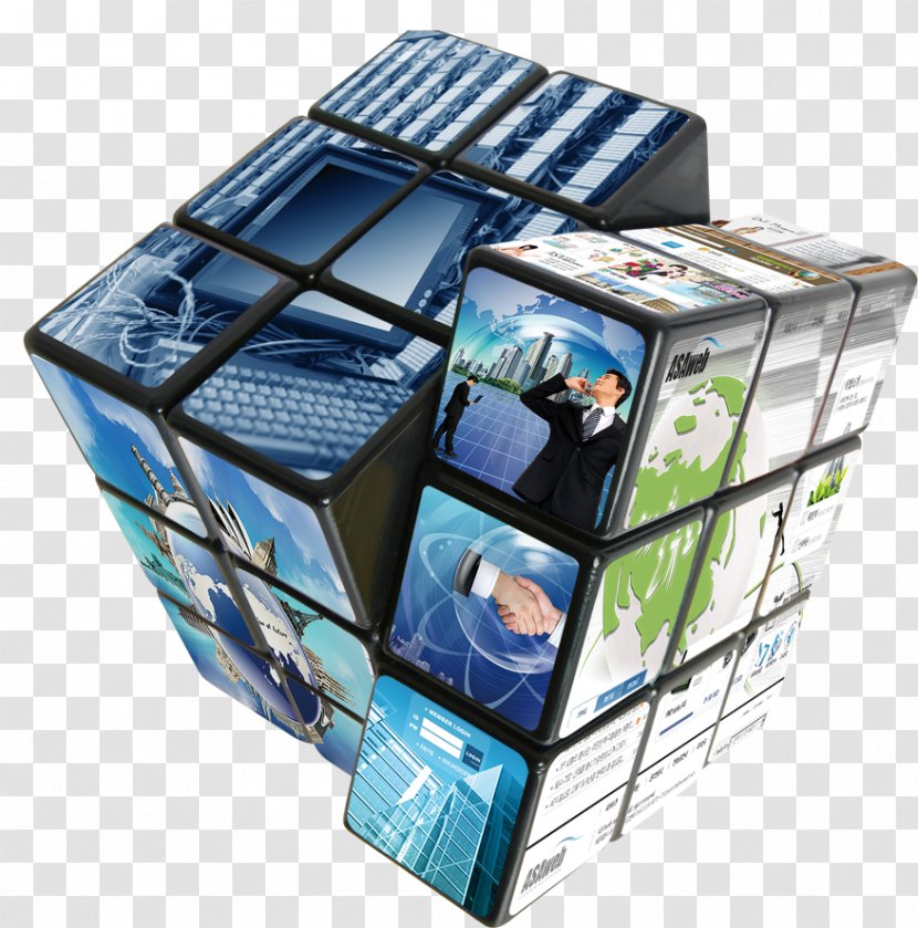 Poster Cube - Threedimensional Space - Technological Sense Transparent PNG
