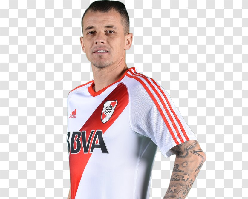 Andrés D'Alessandro Club Atlético River Plate Football Player Jersey - T Shirt Transparent PNG