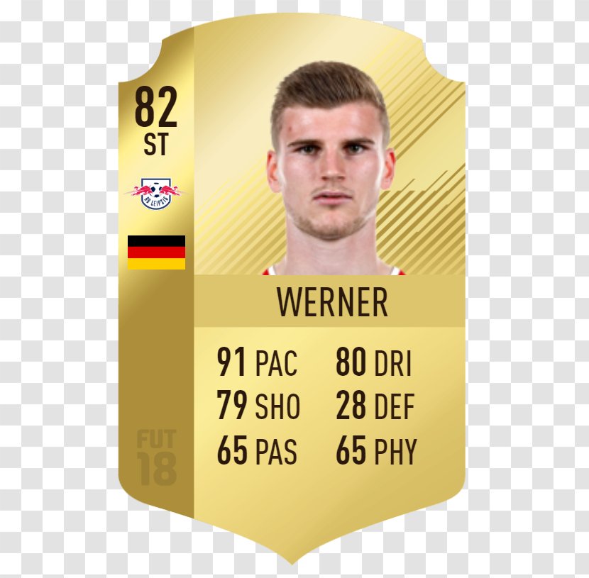 Toni Kroos FIFA 18 16 17 Premier League - Forehead - Timo Werner Transparent PNG