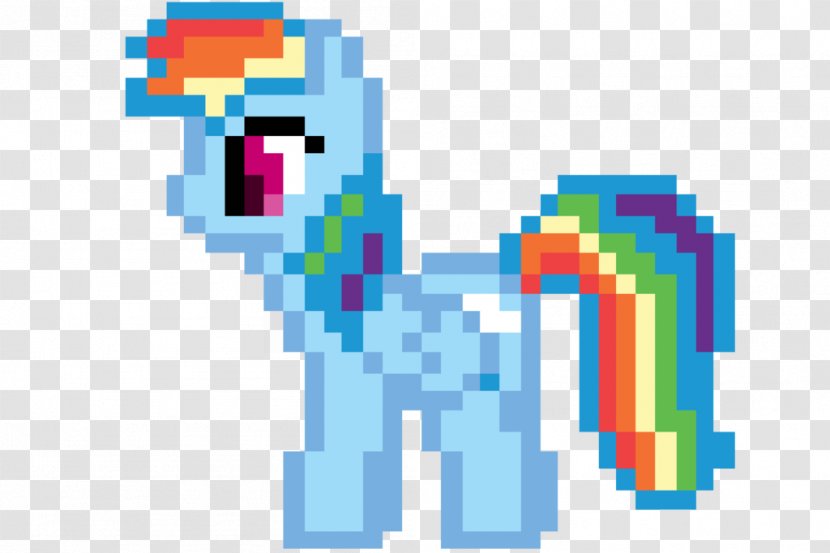 Rainbow Dash DeviantArt Pixel Art Pony - Digital Data Transparent PNG