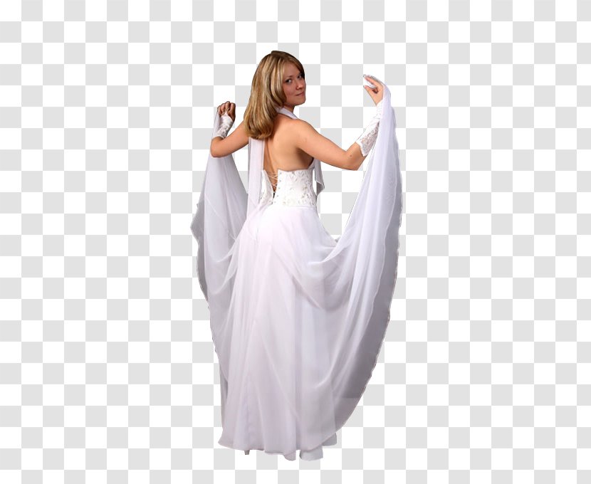 Wedding Dress Party Bride Woman - Watercolor Transparent PNG