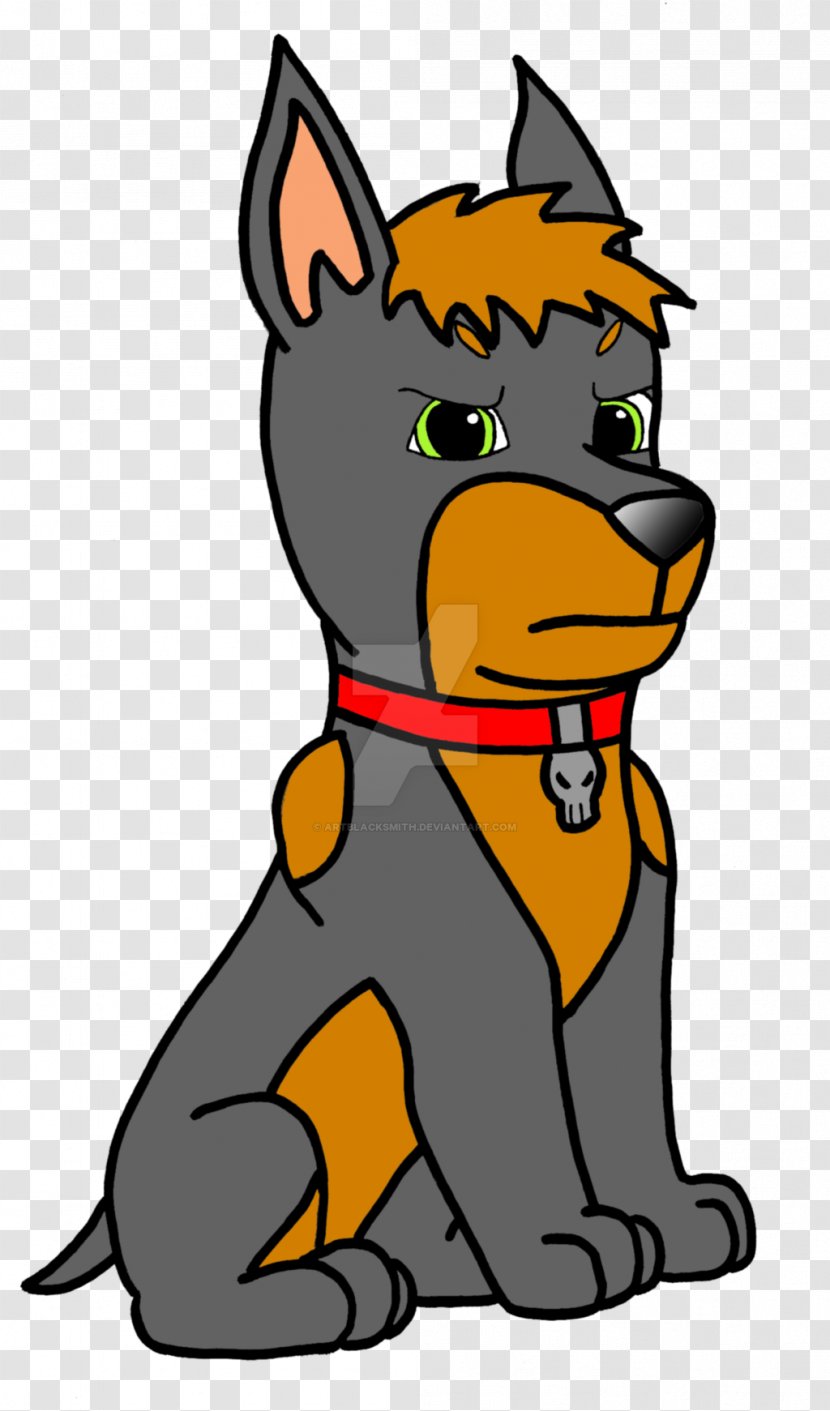 Dobermann Puppy Cat Bear Paw - Snout Transparent PNG