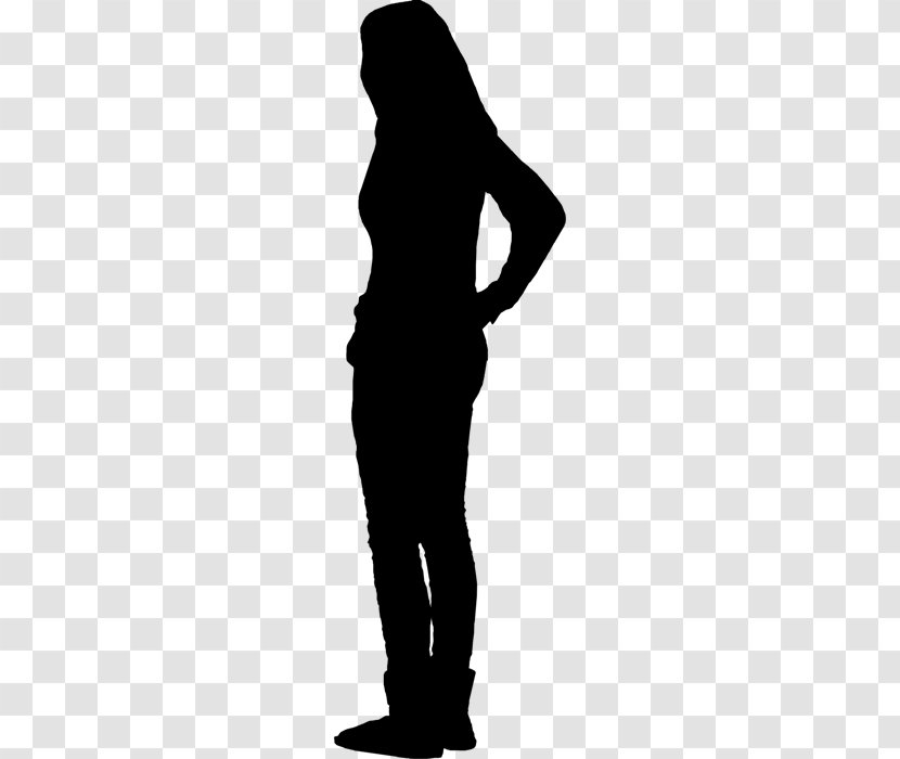 Finger Human Behavior Sleeve Shoulder - Standing - Silhouette Transparent PNG