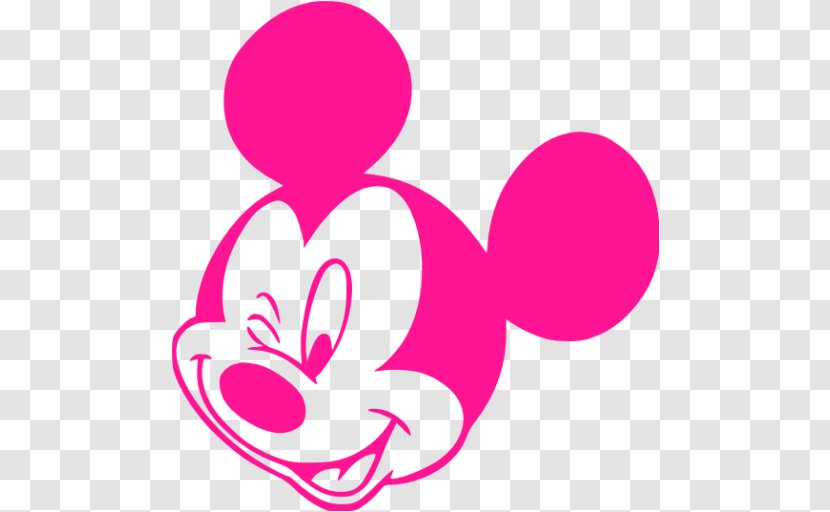 Mickey Mouse Minnie Computer Pointer - Watercolor Transparent PNG