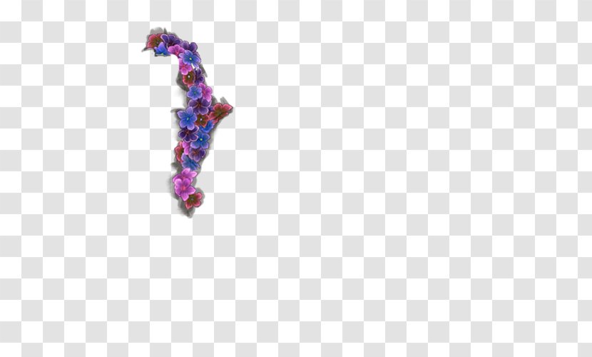 Seahorse Jewellery Syngnathiformes Purple Violet - Garland Transparent PNG