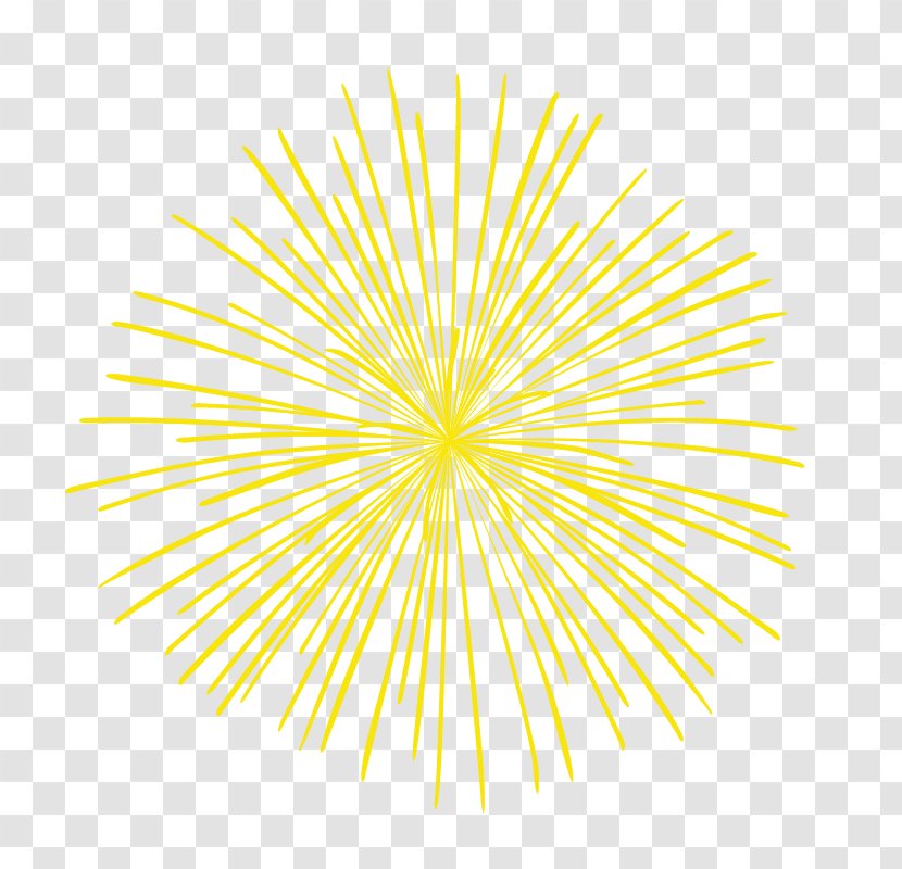 Fireworks Point Circle - Light - Diverging Linear Dandelion Transparent PNG