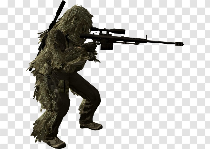 Call Of Duty 4: Modern Warfare Duty: 2 Ghillie Suits Alliance Valiant Arms Sniper - Cartoon - Military Spouse Pin Transparent PNG
