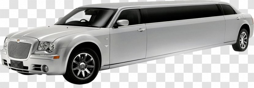 Limousine Chrysler 300 Mid-size Car - Stretching Copywriting Background Transparent PNG