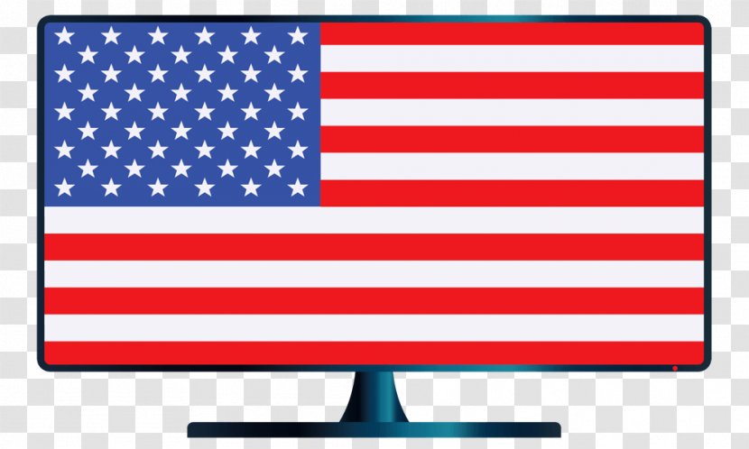 United States Of America Flag The Decal Bumper Sticker - Computer Monitor Transparent PNG