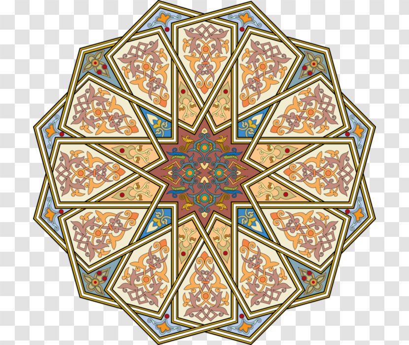Islamic Geometric Patterns Art Arabesque Architecture - Tile - Motif Transparent PNG