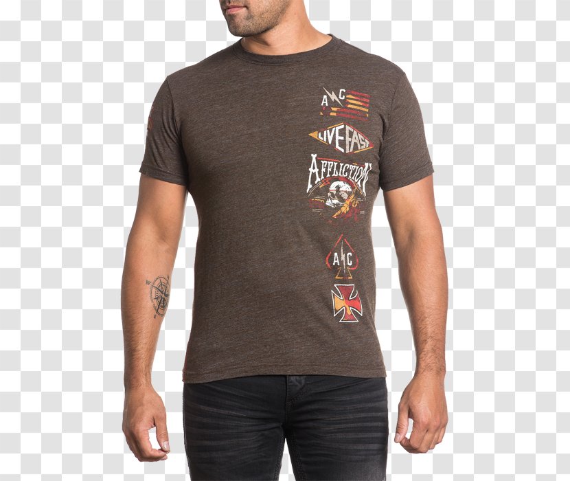 T-shirt Affliction Clothing Hoodie - T Shirt Transparent PNG