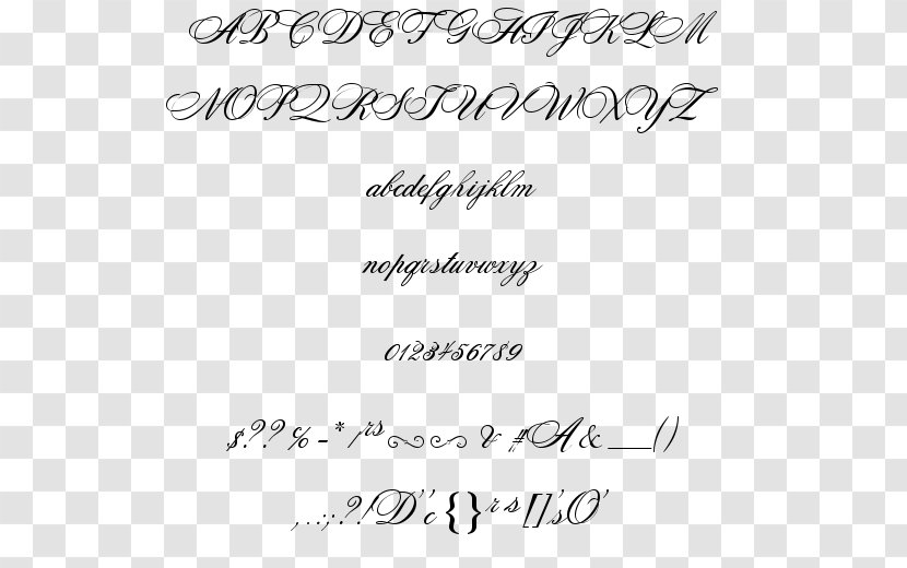 Document Handwriting Line Black M - Script Typeface Transparent PNG