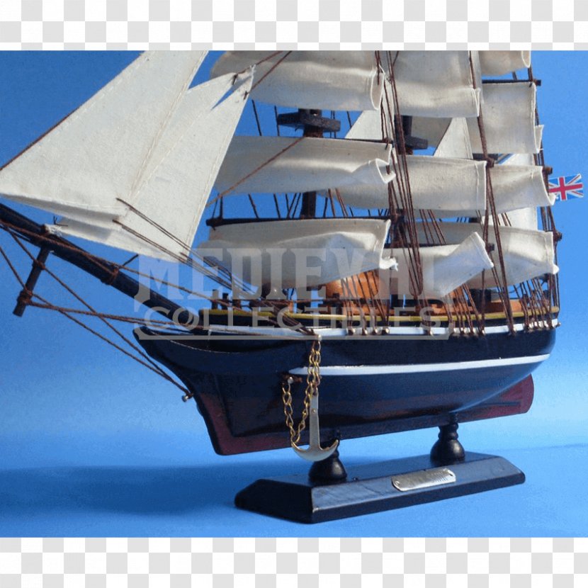 Barque Cutty Sark Brigantine Clipper Windjammer - Tall Ship Transparent PNG