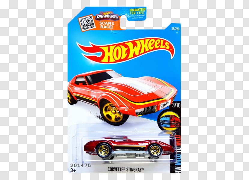 Ford GT Shelby Mustang 2015 Car - Diecast Toy - Hot Wheels Race Off Transparent PNG