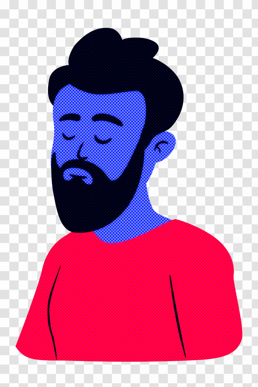 Facial Hair Cobalt Blue / M Cobalt Blue / M Character Headgear Transparent PNG