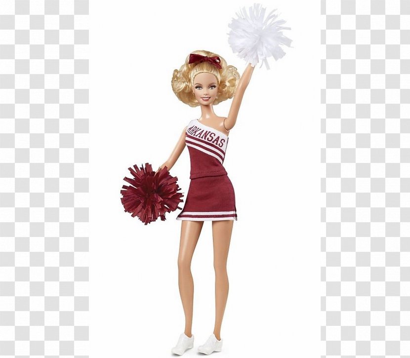 University Of Arkansas Razorbacks Football Barbie Doll Cheerleading - Flower Transparent PNG
