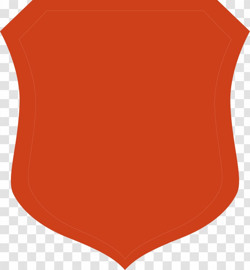 Angle Pattern - Peach - Red Shield Transparent PNG