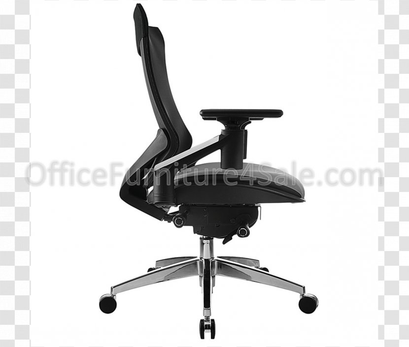 Table Office & Desk Chairs Bonded Leather Swivel Chair Transparent PNG