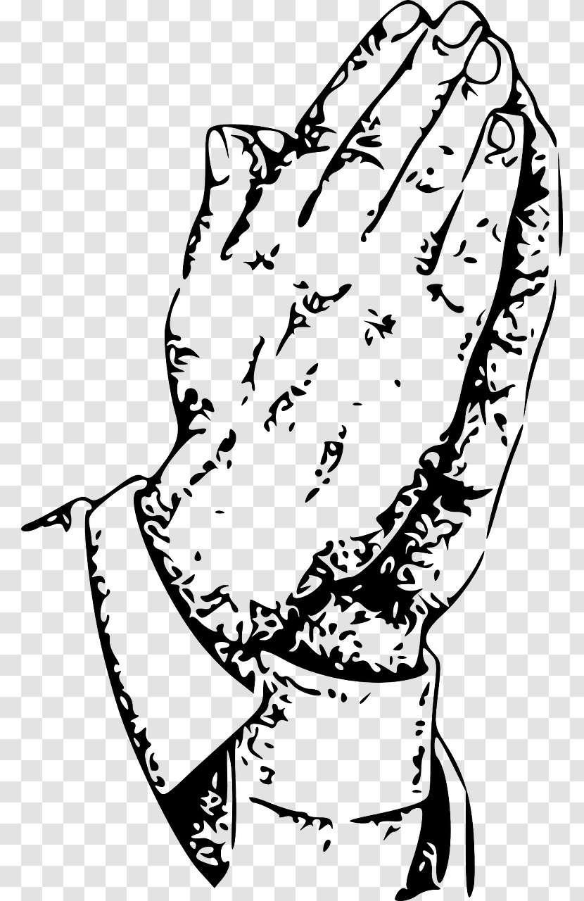 Praying Hands Bible Prayers By The Chaplain: A Book Of Masonic Religion - Flower - Cartoon Transparent PNG
