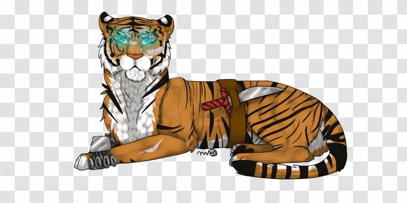 Tiger Big Cat Wildlife Character - Cartoon Transparent PNG
